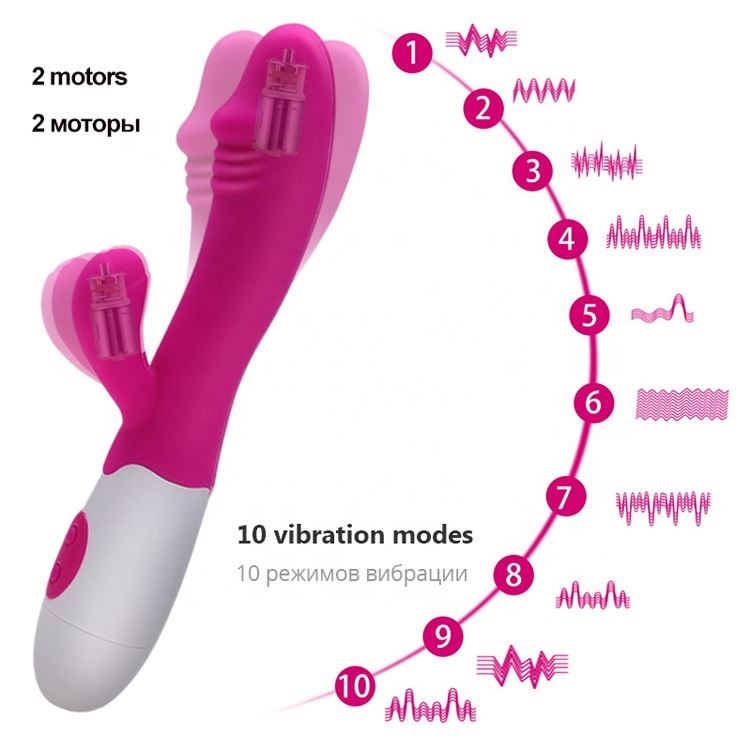 AV Wand Rabbit Rechargeable Sex Vibrator Massager Adult Toy